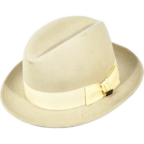 Steve Harvey By Dobbs Bone "Steve Harvey C" Fedora Wool Dress Hat